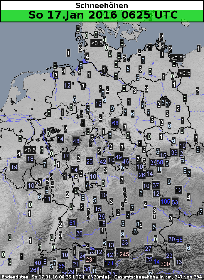 Emma, Gudrun und Benno bringen ein paar Tage Winter nach Deutschland