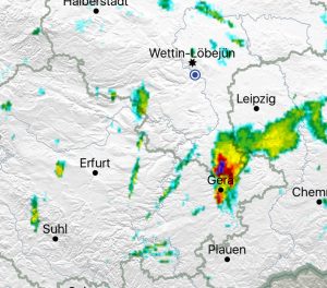 Gewitter aus Süd