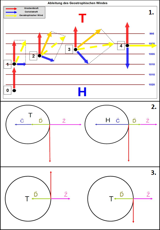 Der Wind aus meteorologischer Sicht - ein Konstrukt verschiedener physikalischer Kräfte -Zweiter Teil: Die Kräfteverhältnisse-