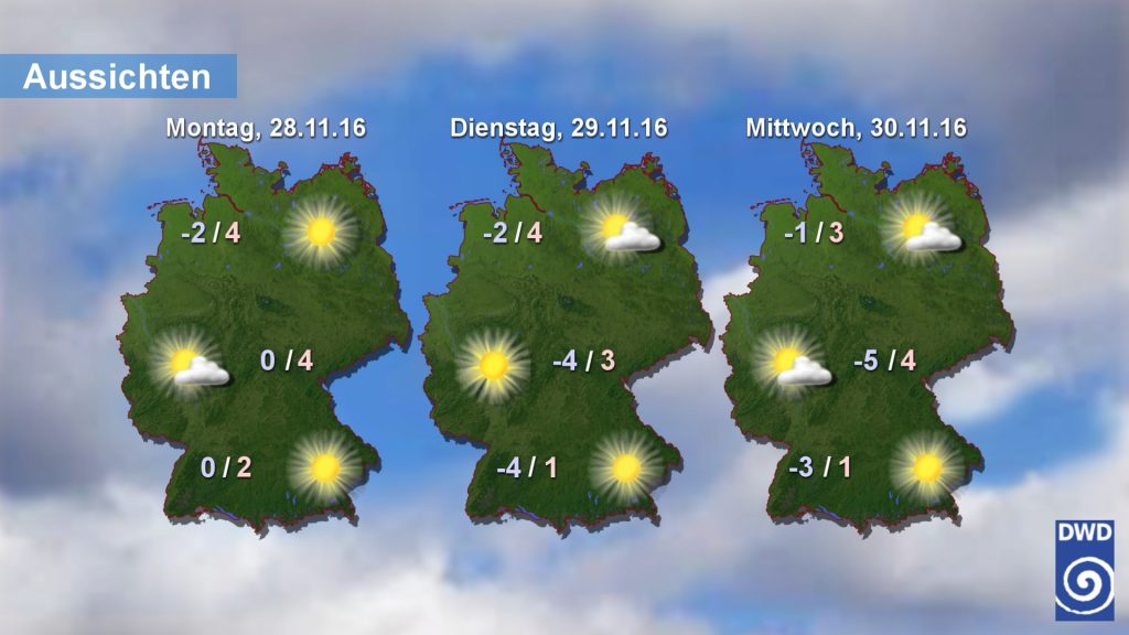 Glühweintaugliche Temperaturen