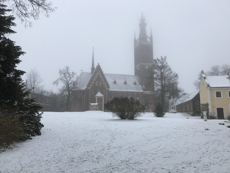 Winter Bilder Wetterstation Brachwitz