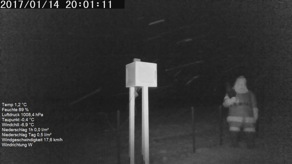 Winter Bilder Wetterstation Brachwitz