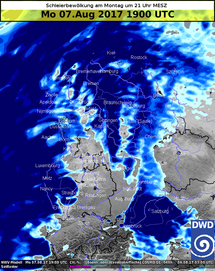 Die partielle Mondfinsternis morgen Abend
