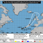 "Ophelia", ein Hurrikan auf Abwegen.